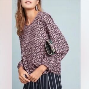 Anthropologie blouse-Medium